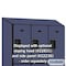 Salsbury Industries 3 Tier Designer Locker, 54"Wx76"Hx21"D, 9 Door, Blue 18-23361BLU - alternate 6